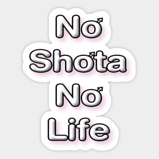 No Shota Sign Sticker